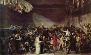 unknow artist French revolution oil